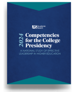 Competencies for the College Presidency